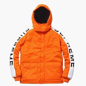 supreme orange coat